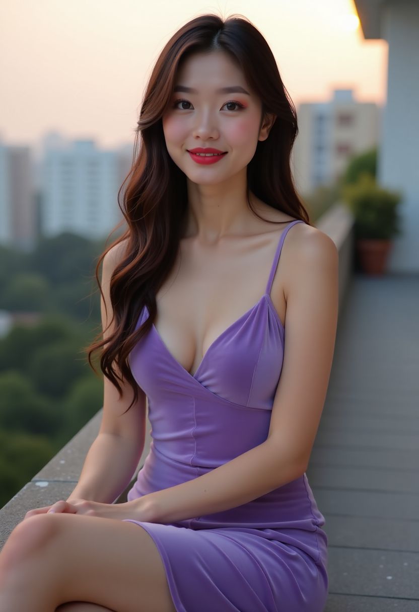 街舞女生团队表演